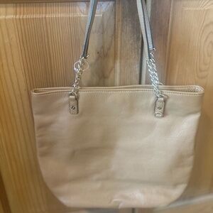 NEW Michael Kors All Leather Tan Tote Handbag